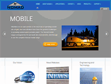 Tablet Screenshot of nomadpower.net